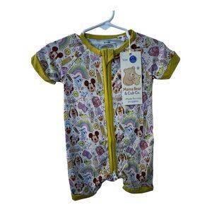 Kids Bodysuit with Yellow Accents